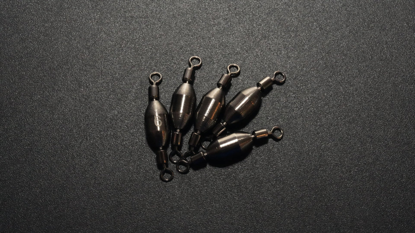 1/4 oz Weighted Swivel - 5 Pack