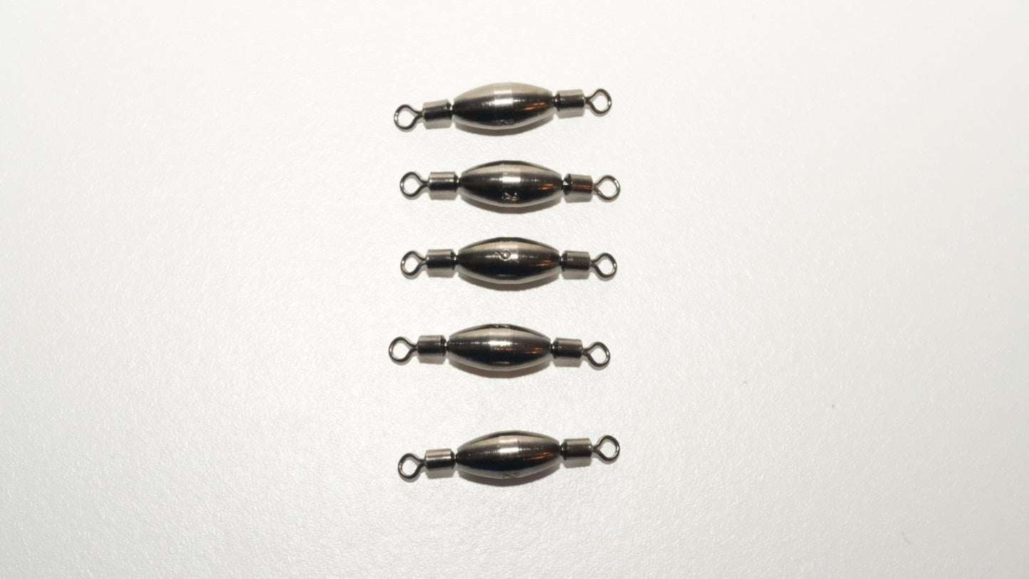 1/8 oz weighted swivel - 5 Pack