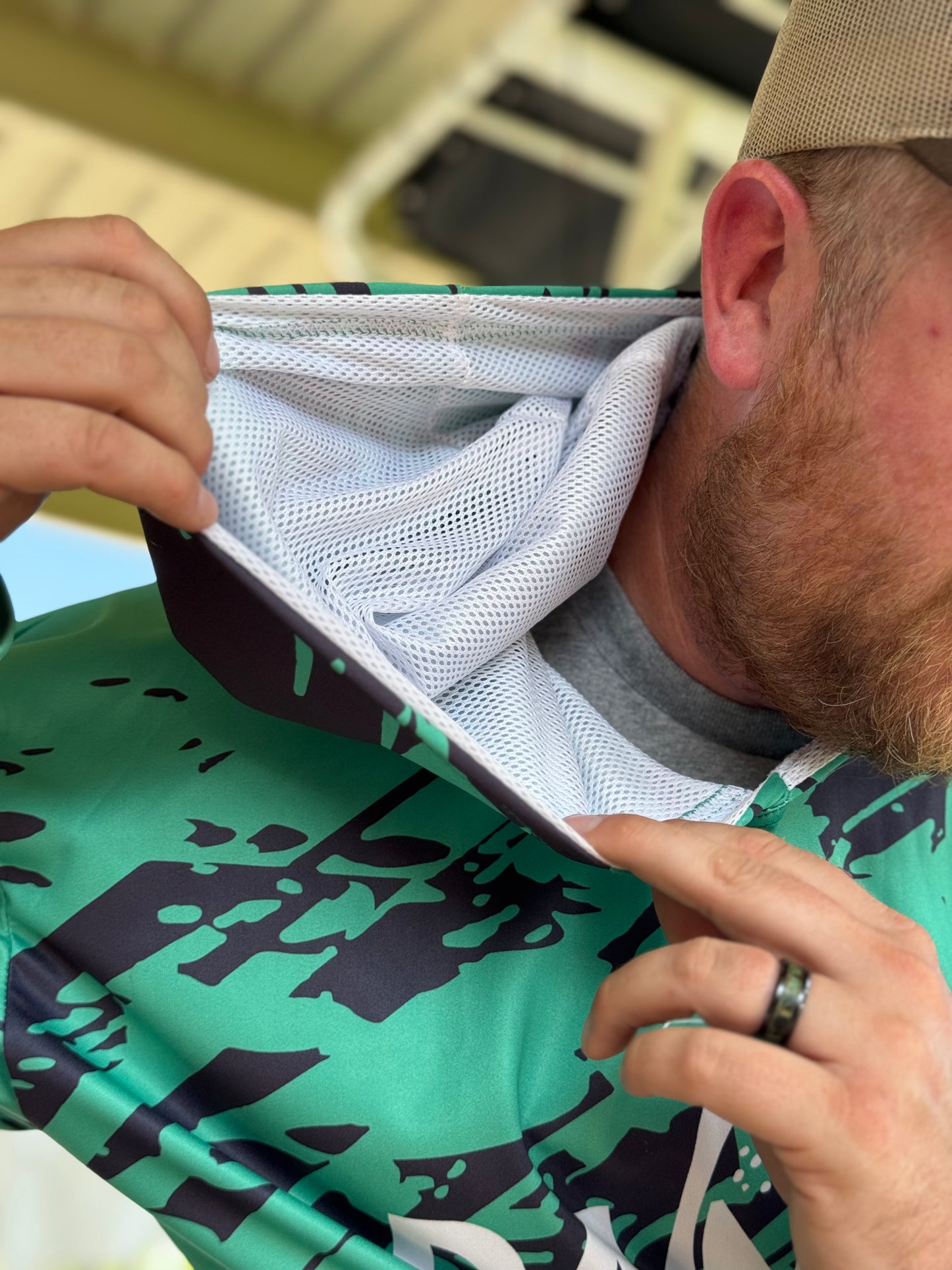 Ghost in the Timber Hooded Fishing Shirt