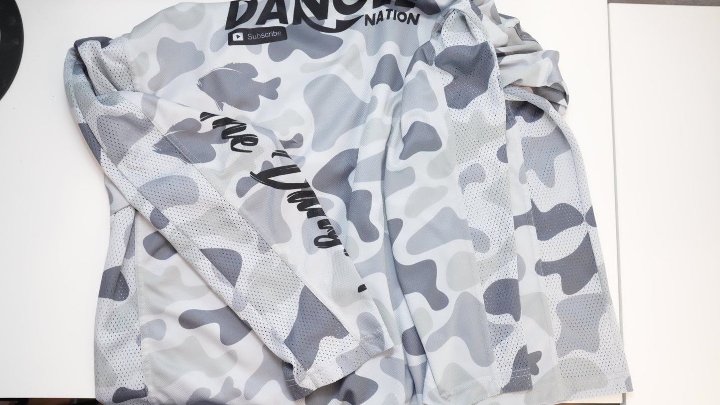 Crappie Chaos Performance Hooded Fishing Shirt