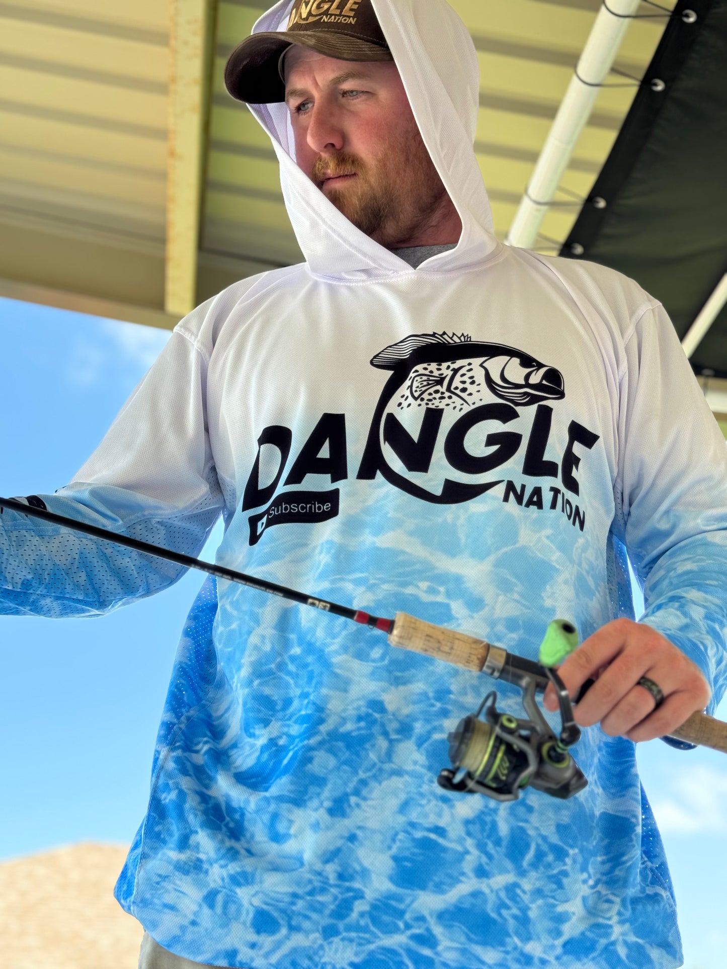 The Fade to Fillet Hooded Performance Fishing Shirt